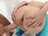 18YO Schoolgirl Gets Her Piehole Creamed